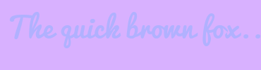 Image with Font Color B1B1FF and Background Color D8B1FF